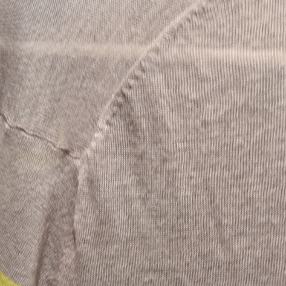 LOFT Tan and Yellow Striped Cardigan - Picture 7 of 8